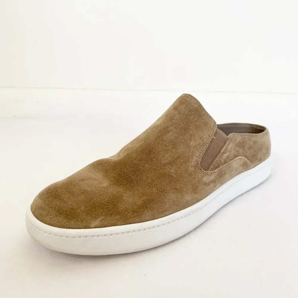 Vince Verrell Slip-On Suede Sneaker in Woodsmoke Size 8